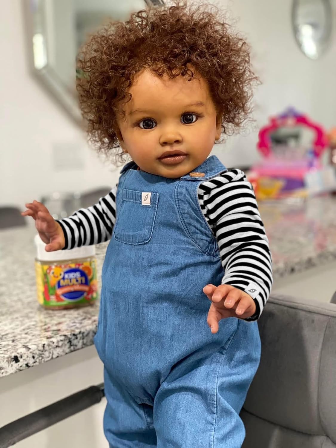 ベビードール　4体　コンプリート　アメリカン人形 Amazon | KOKOMANDY 本物そっくりのリボーン 幼児 男の子 ブラック