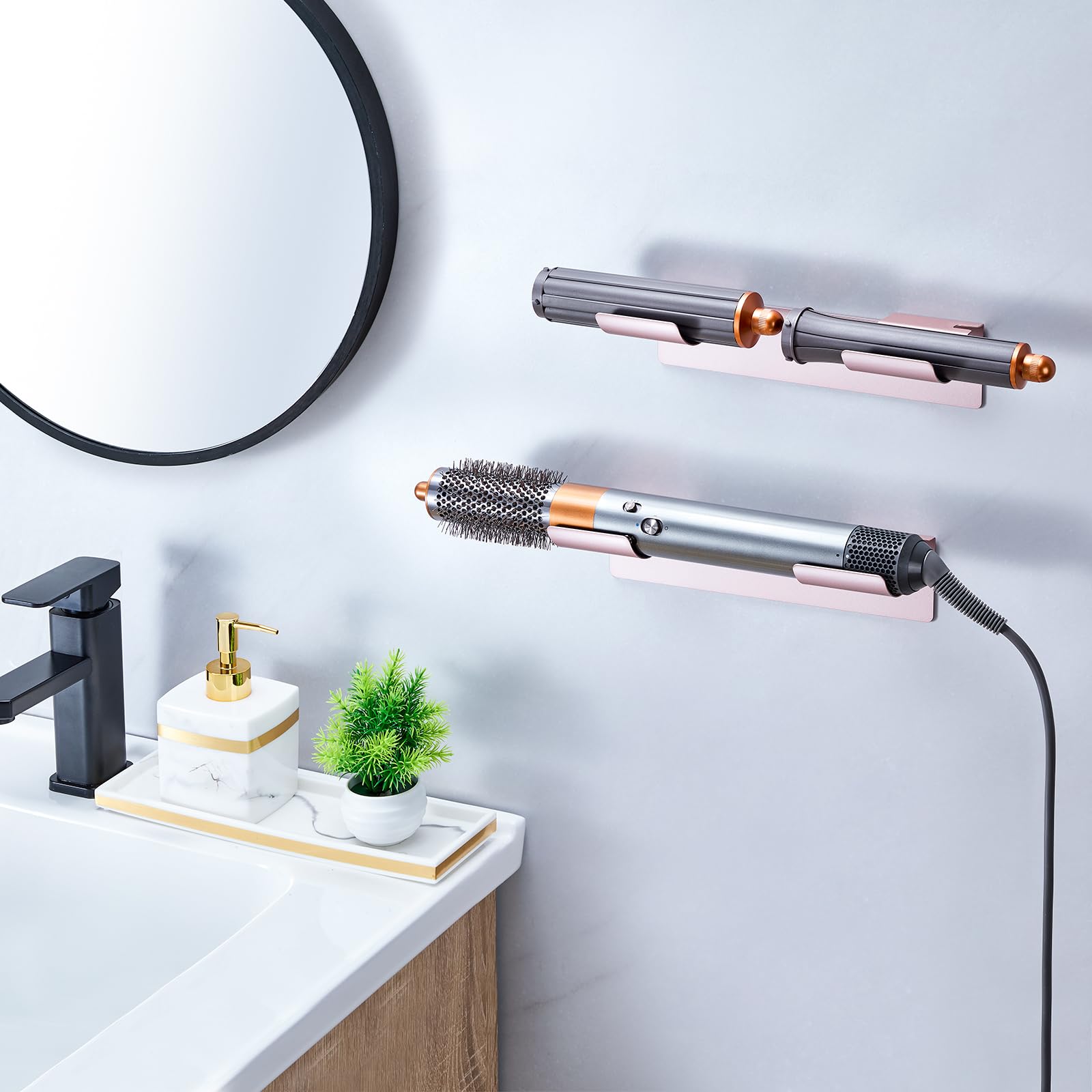 2 PCS Hair Straightener Holder Wall Mount - Image 3