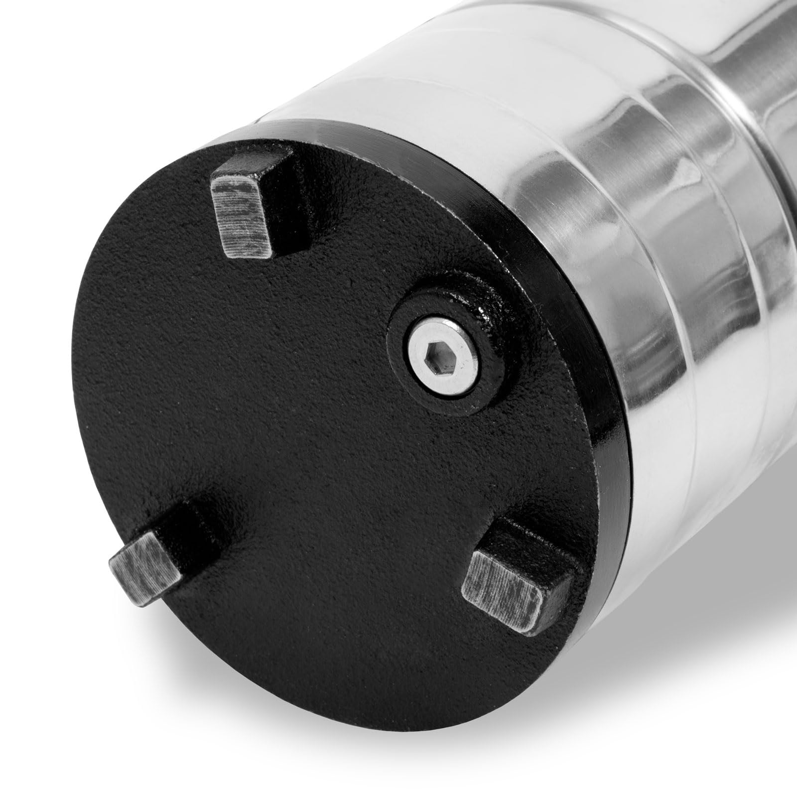 EBERTH Bomba de pozo profundo 4" de acero inoxidable, eléctrica 750W, diámetro 4 pulgadas (10cm), rosca de conexión 1 1/4 pulgadas, cable de alimentación 15m, profundidad de trabajo máx. 15m
