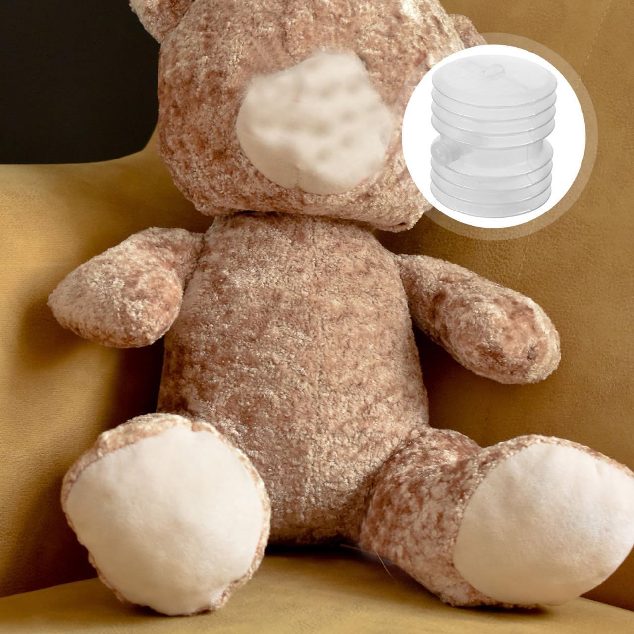 SEWACC 10pcs Dog Toy Squeakers Insert Replacement Squeakers for Dog Toys Plastic Clear Squeaky Baby Noise Maker Insert Replacement for Pet Supplies image 3