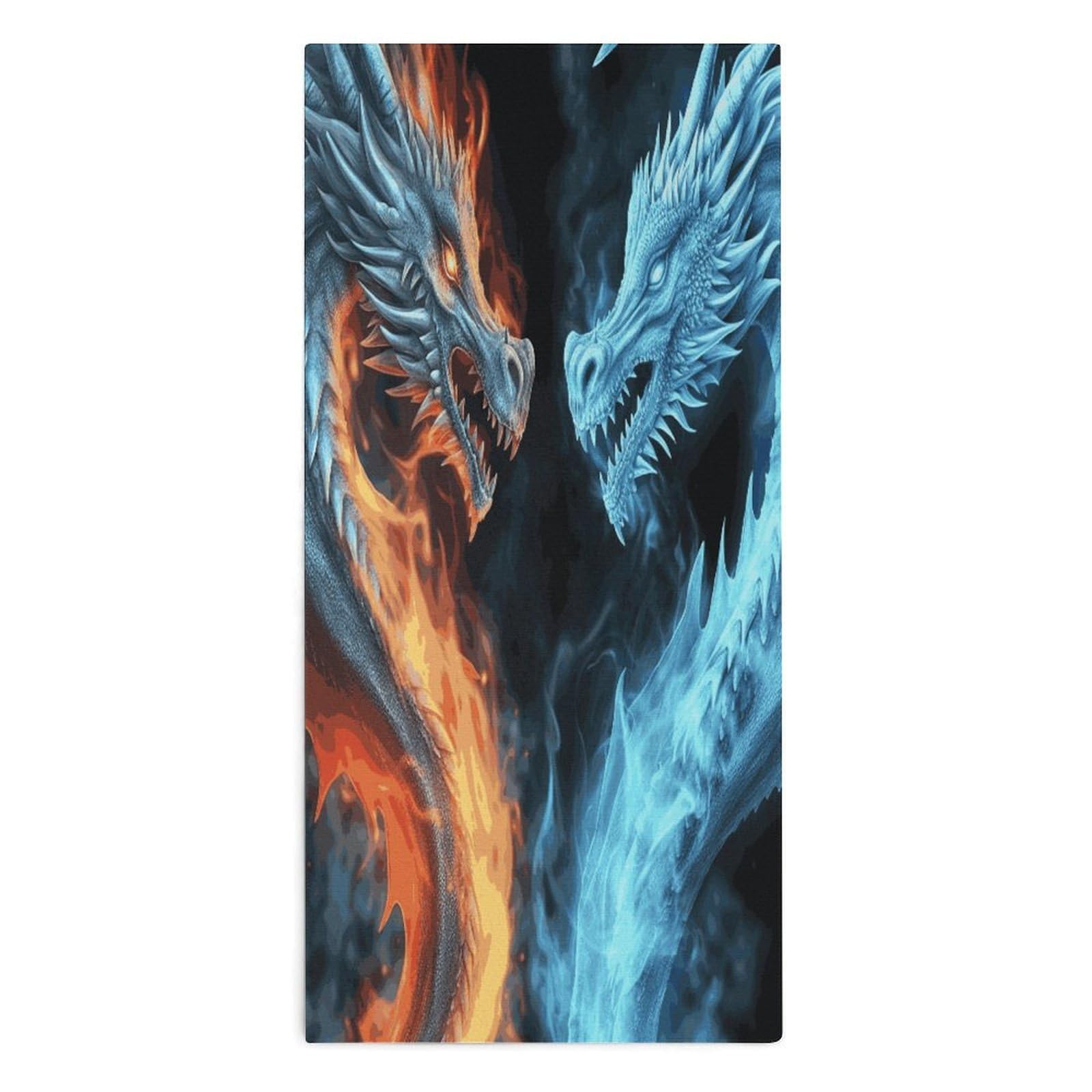 Btcowzrv Style Ice And Fire Dragons Bath Towel Beach Towels Shower Towel