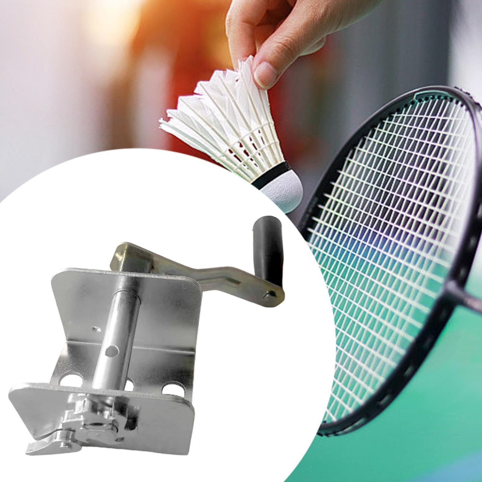 QSTDGVPW Volleyball Net Winch Tensioner Tightening Tool Easy Setup Attachment Badminton Net Tensioning Winch Hand Crank for Gym, Style A