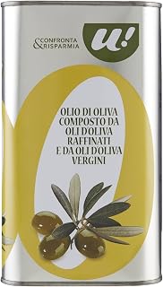 U! Confronta & Risparmia Olio Oliva Composto da Oli di Oliva Raffinati e Vergini 1L