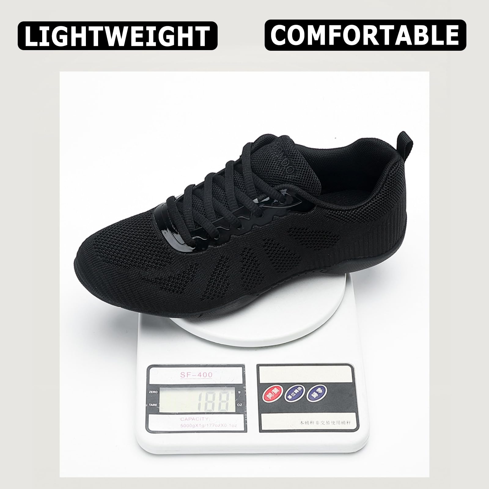 Zapatos de porrista para mujer, para niños, para entrenamiento, animadora, jazz, yoga, animadora, zapatillas deportivas, para caminar — view 6