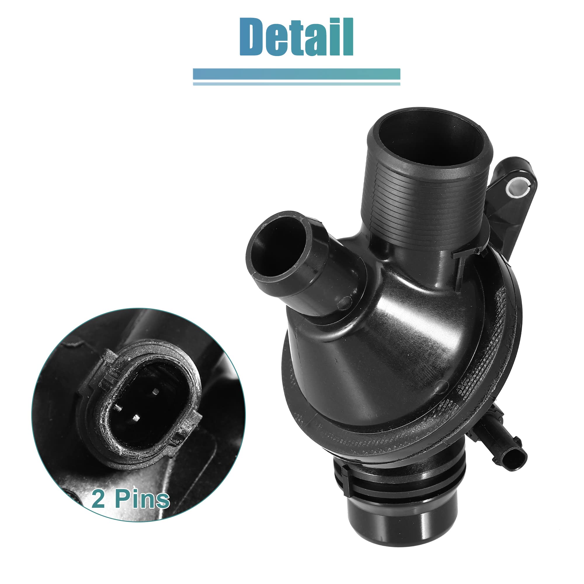 Amazon.com: X AUTOHAUX 11537633476 Engine Coolant Thermostat 