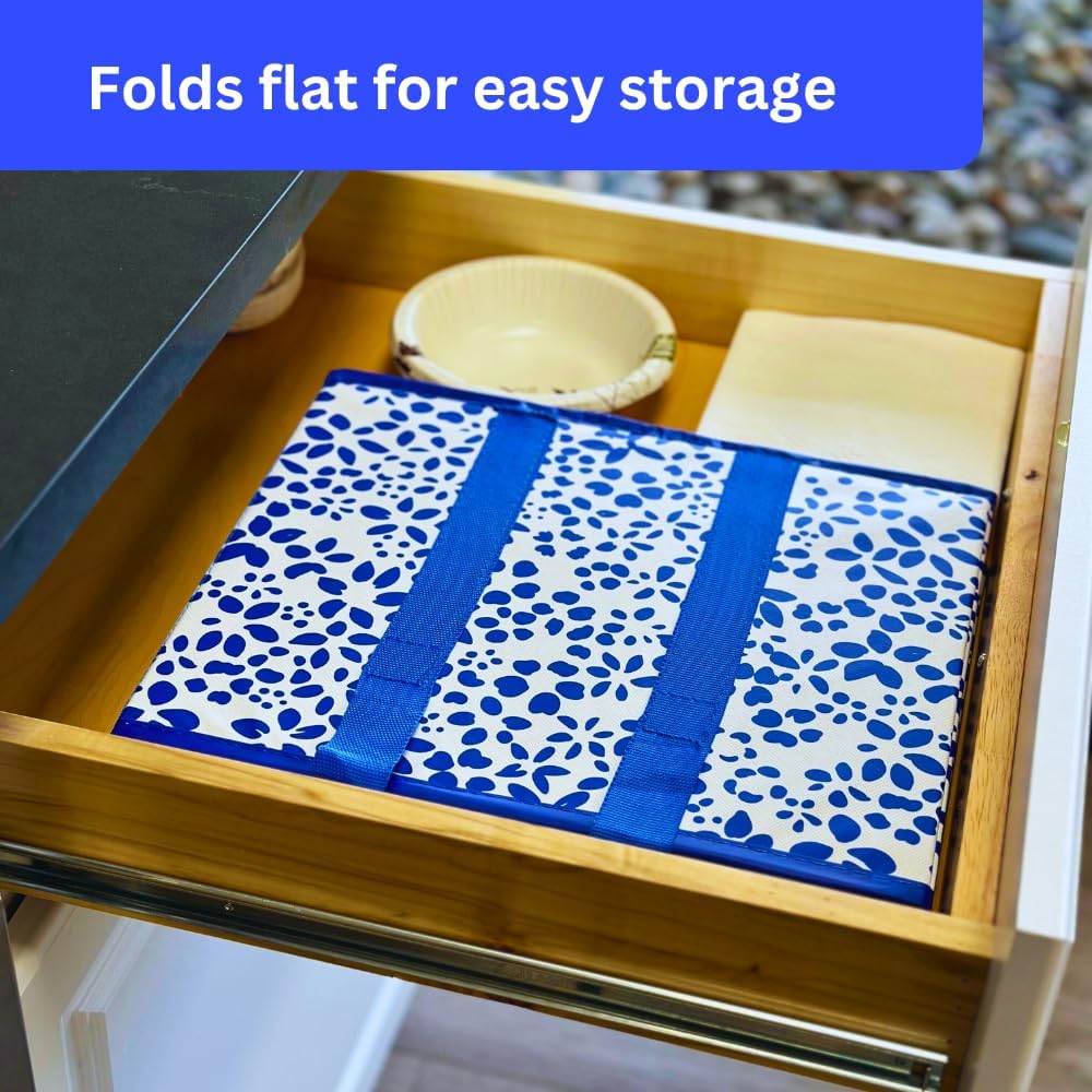 DURASACK Grocery Tote 3-Pack All-Purpose Collapsible Totes with Handles Kitchen Reusable Grocery Bags - Image 3