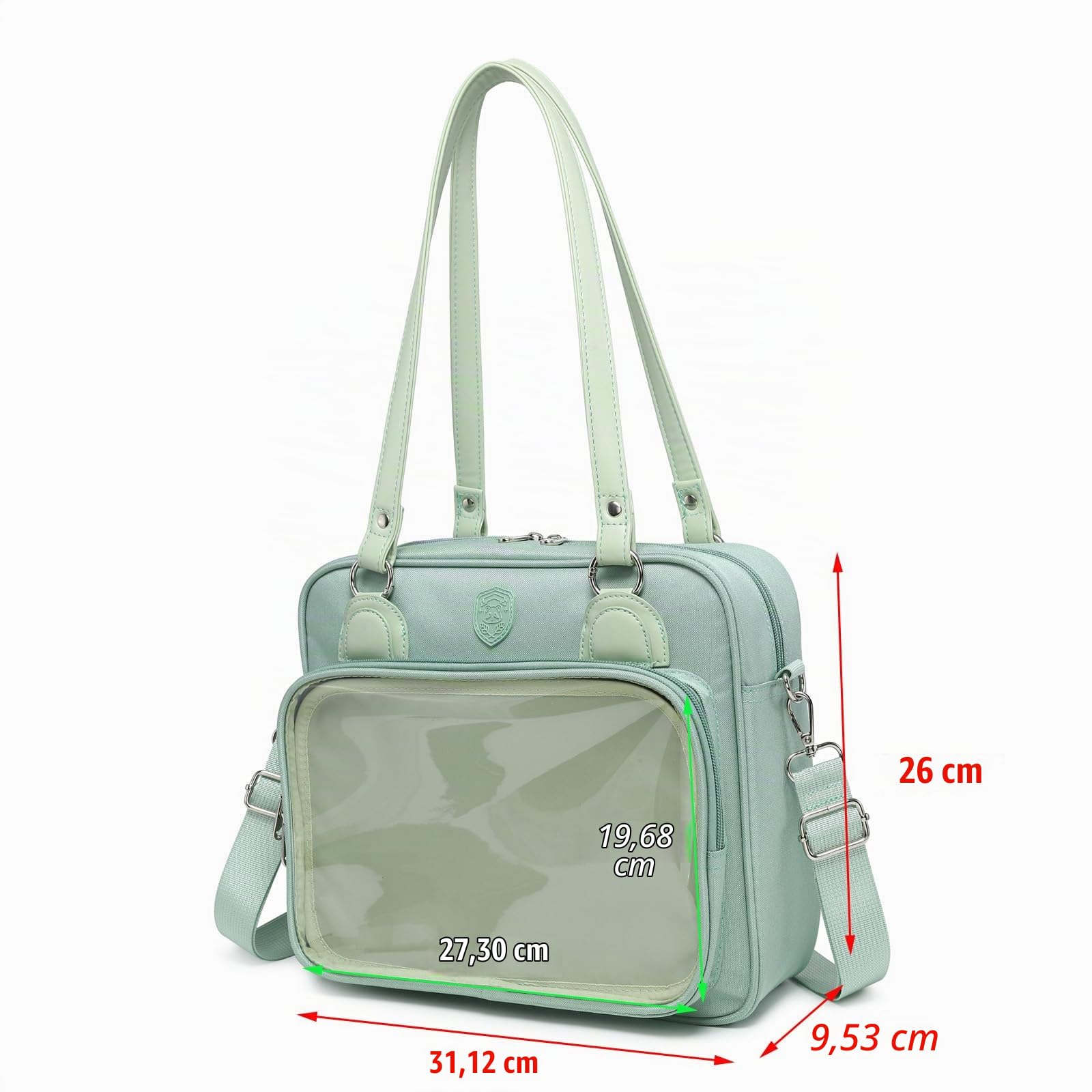 Oxford Ita Bag Borsa a tracolla Borsa a tracolla Borsa Messenger Zaino multiuso Espositore Spille