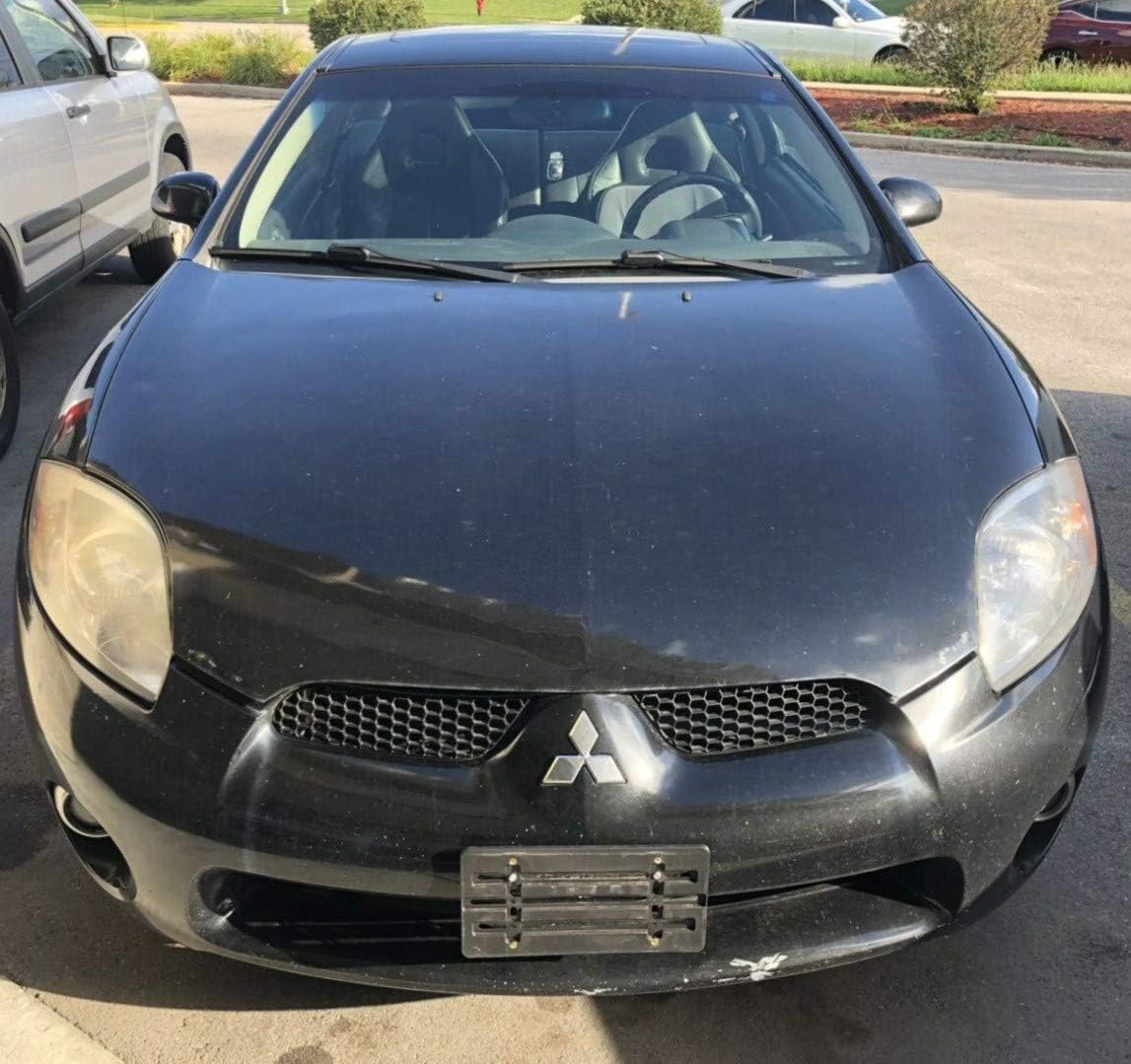 5 Front Bumper License Plate Tag Holder Mount Mounting Relocator Adapter Kit Bracket for Mitsubishi (All Models) Quantity Discount(9.95$ to 6.50$)(Each with 2 Screws+4 Bolts & 4 Built in Nuts) (5)