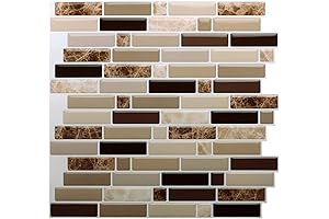 12" x 12" Peel and Stick Smart Tiles Backsplash: Transform Your Kitchen and Bathroom Instantly