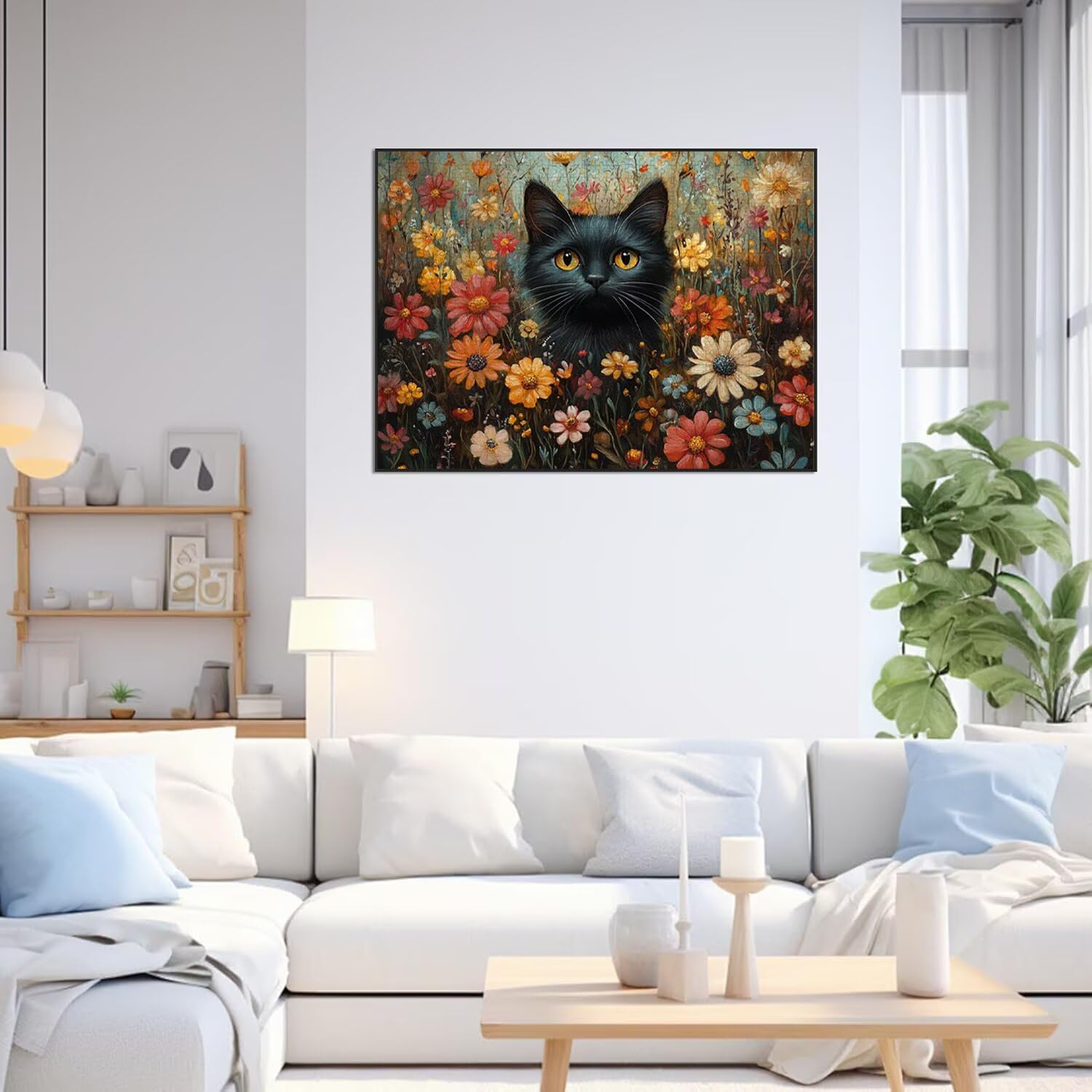 Puzzle 3000 Pezzi Fiori Puzzle Adulti, Gioco Educativo, n-298 | Jigsaw Puzzles gatto, Impossibile Difficile Sfida, Classici Gioco Familiare, Giochi Divertenti, Idee Regalo