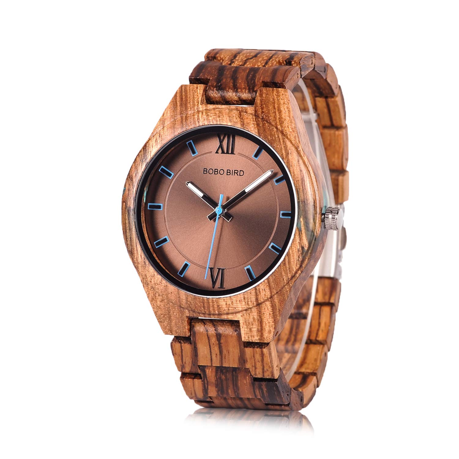 Special Design Mens Wooden Watches Sport Quartz Timepieces…