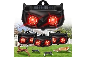 Solar Nocturnal Animal Repeller with Red Lights: The Surefire Solution for Wildlife Woes