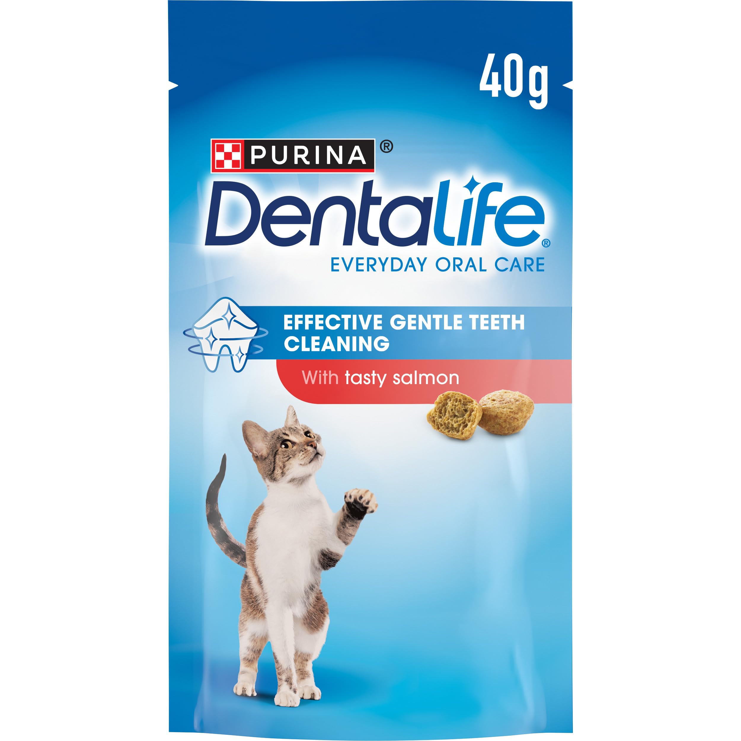 DENTALIFE Dental Salmon Cat Treats 40g