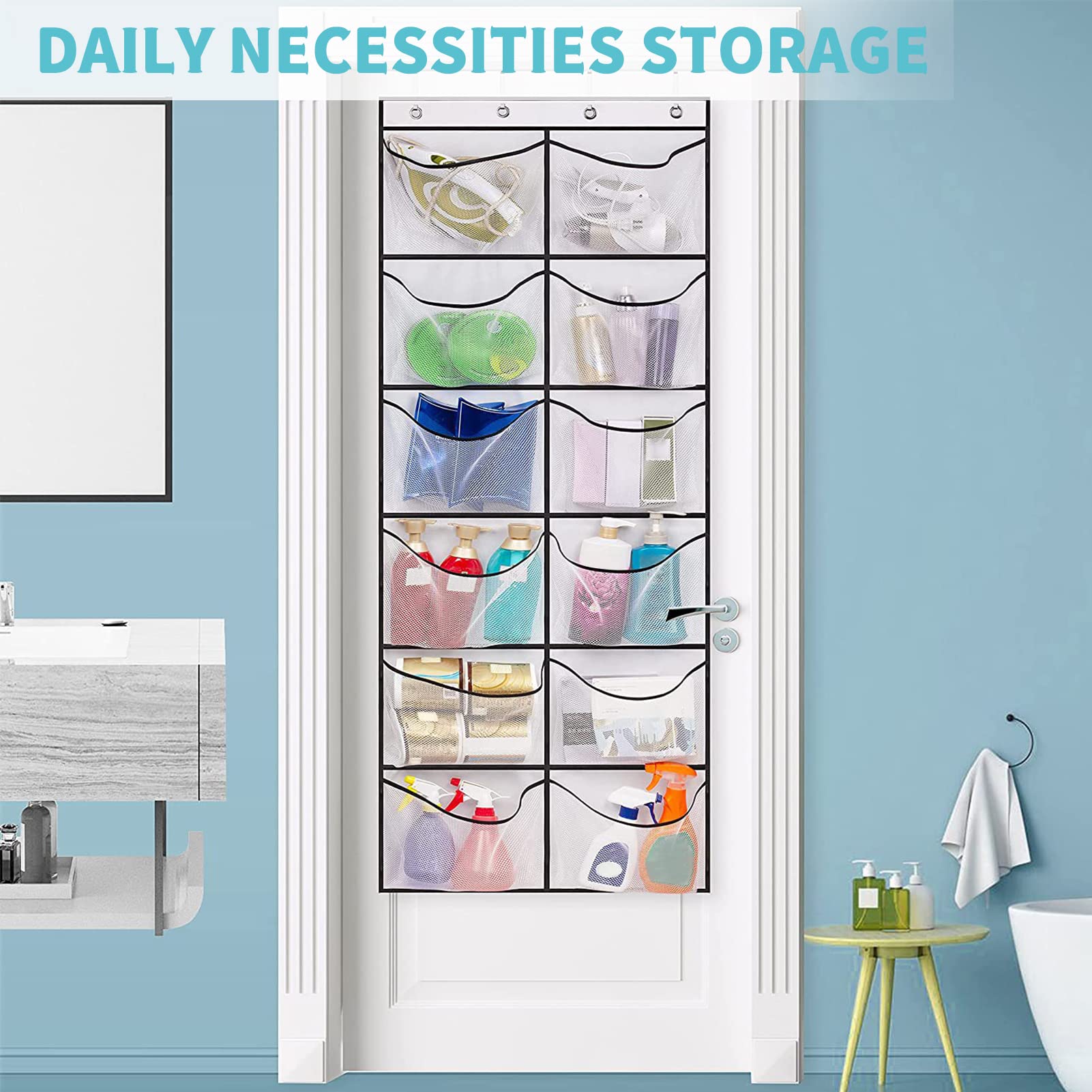 Organiseur De Chaussures Transparent à Suspendre Fasloyu - 24 Poches