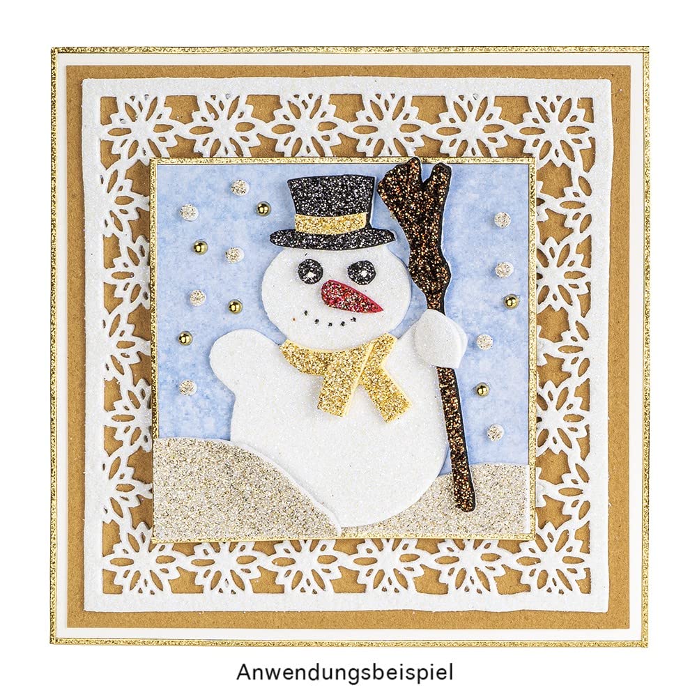 Ideen Mit Herz Juego de Tarjetas Plegables en Blanco Con Sobres | 50 Tarjetas y 50 Sobres | Para Diseñar (14,5 x 14,5 cm | Cuadradas)