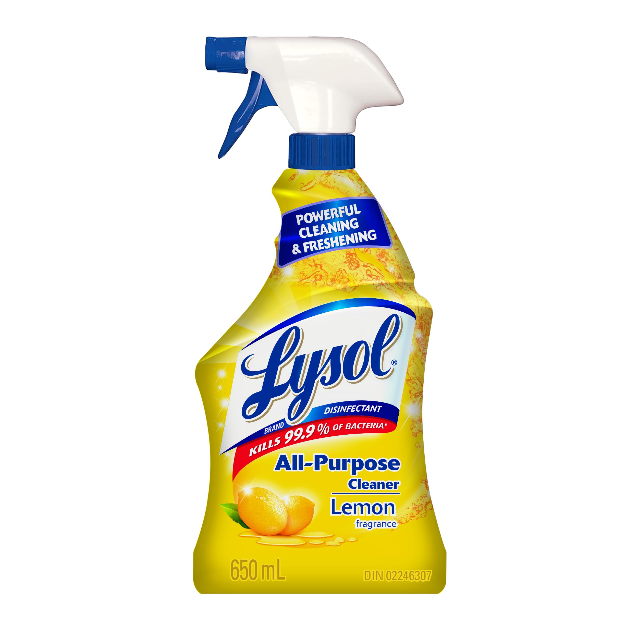 The LYSOL All Purpose Cleaner Trigger Spray offers effective grease-fighting and germ-elimination for various household surfaces.