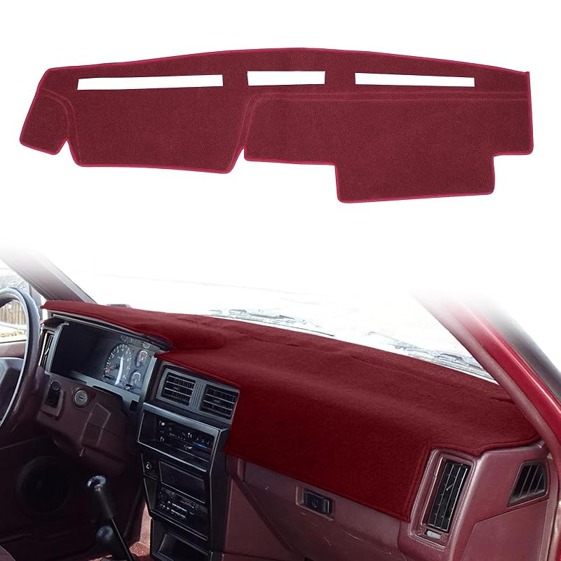 Capa para Painel sob Medida HanLanKa para Nissan Pathfinder D21 Hardbody Pickup 1986 a 1993, Marrom