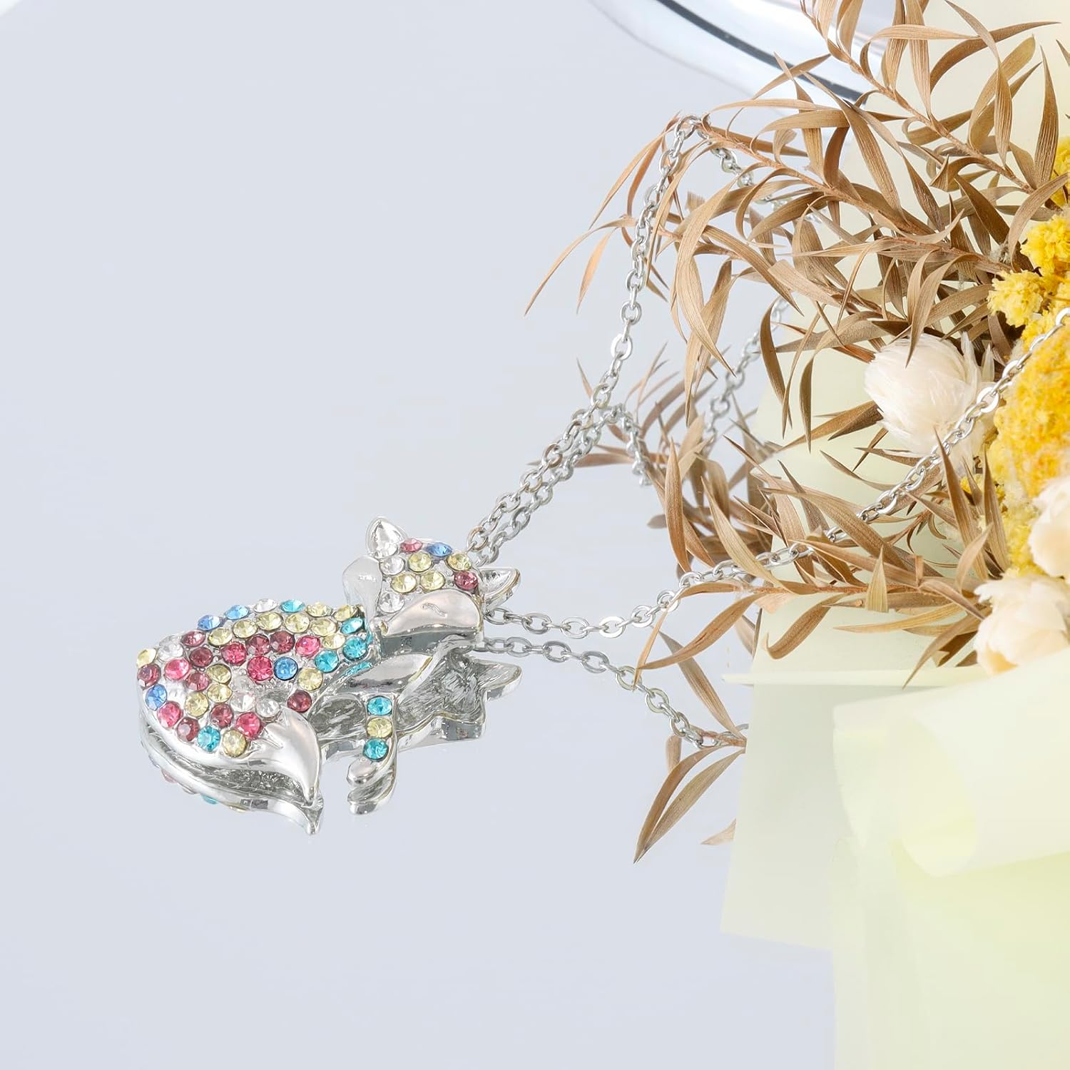 Fox Gifts for Women Teens Birthday Foxes Lovers Themed Items Jewelry Cute Fox Necklace - Image 5