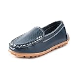 Boys Girls Loafers Dress Flats Slip-On Oxford Casual Moccasins School Walking Boat Shoes(Toddler/Little Kid/Big Kid)
