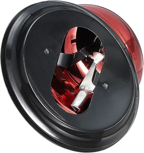Miniatura 3 de uxcell Campana de escritorio, 3.937 in (3.94 pulgadas) para restaurantes, servicio, rojo