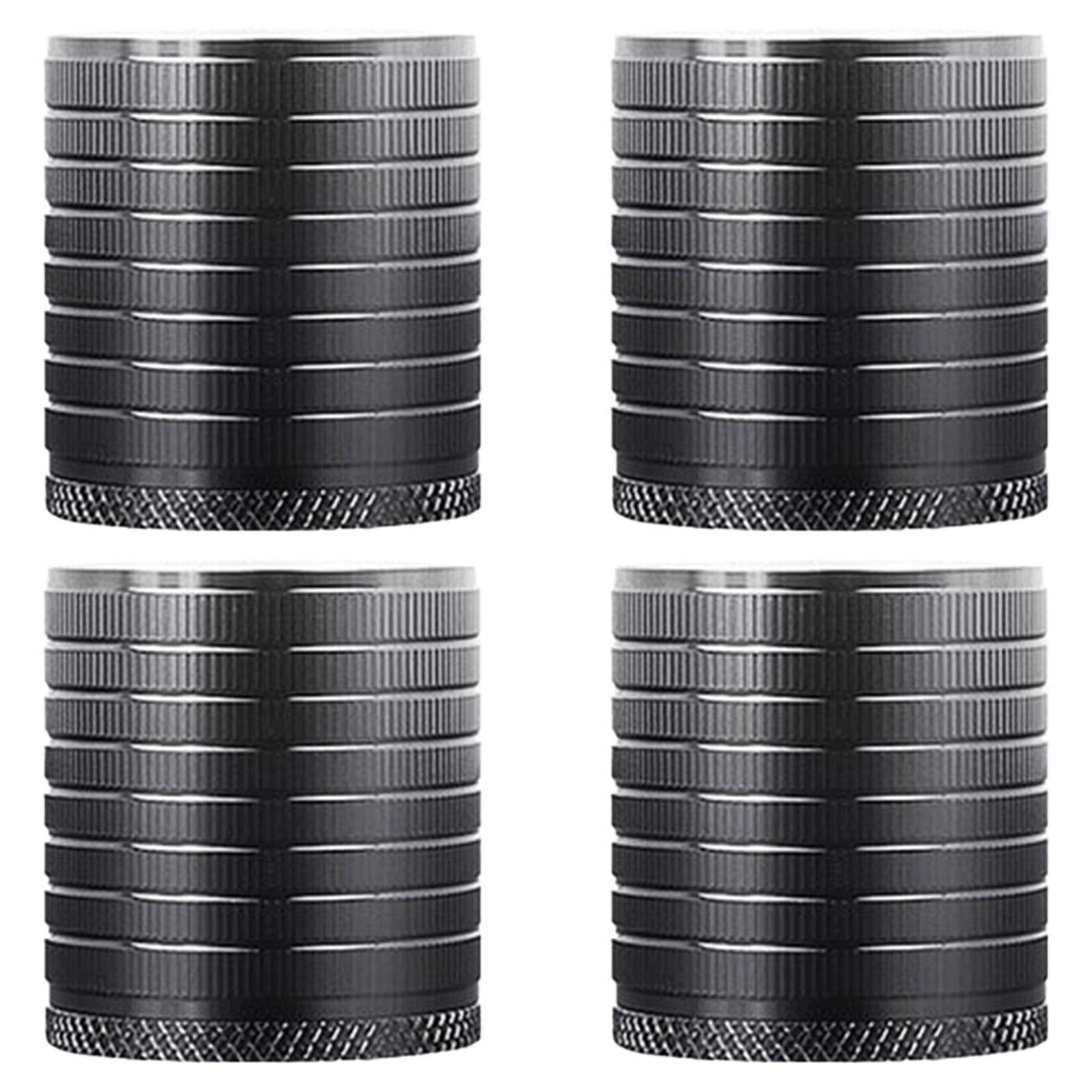 UYHBCNQD 4Pcs Furniture Support Legs Set Aluminum Alloy Replacement Feets Adjustable Bed Riser Furniture Foots Suitable for Dresser,Sofa(Nero)