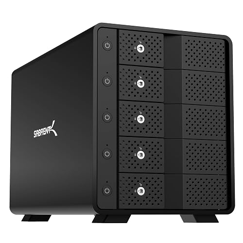 SABRENT 5-Bay USB-C SATA Docking Station (DS-SC5B)