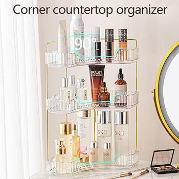 Amazon.com: shuang qing 3-Tier Corner Bathroom Counter