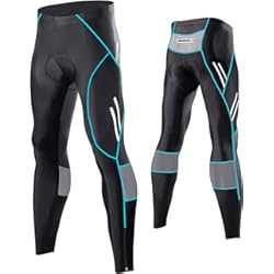 Ropa Ciclismo Tallas Grandes Hombres Pantalones de Ciclismo, Transpirable Bicicleta con 3D Gel Acolchado MTB Ciclismo Pantalones Largos