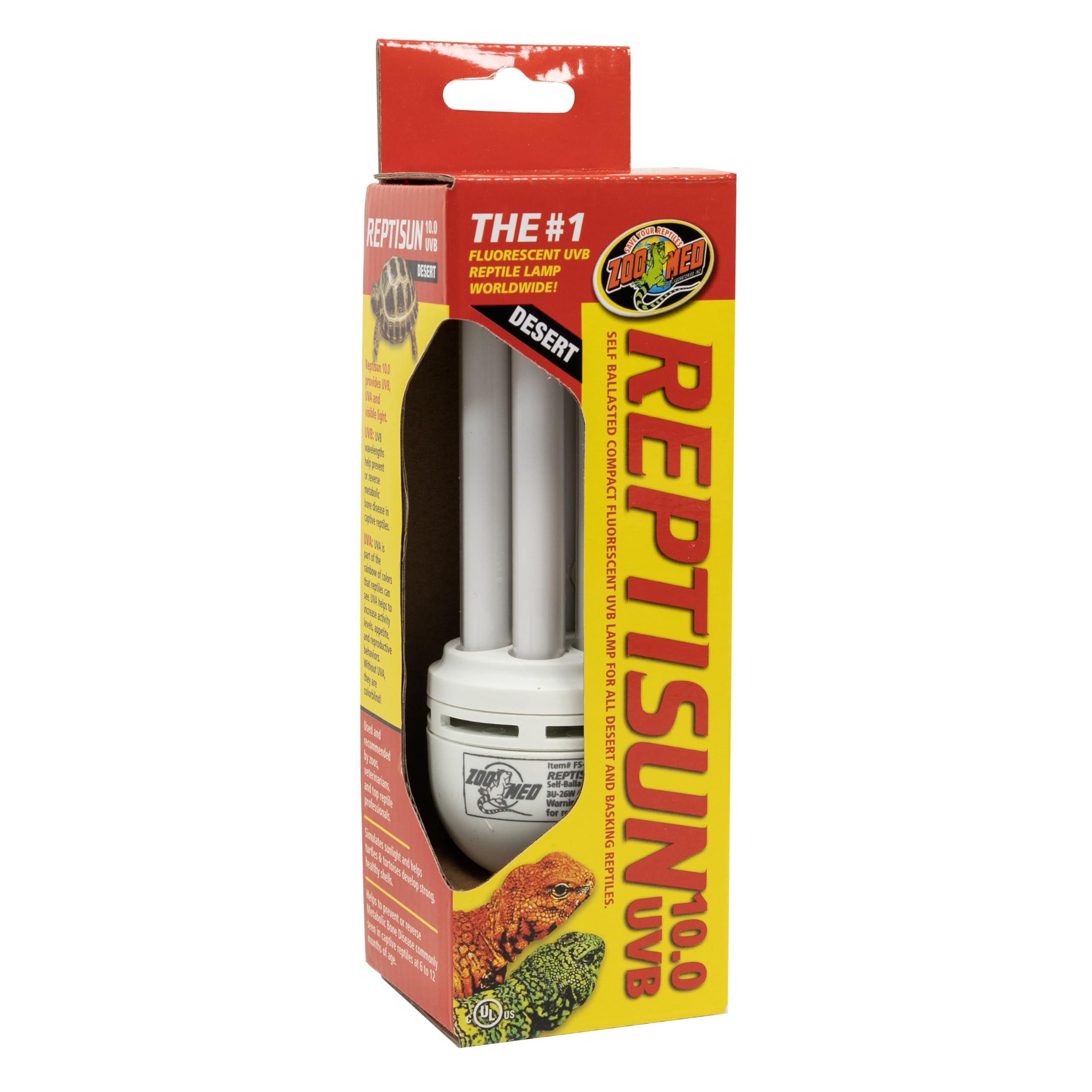 Zoo Med Reptisun 10.0 Uvb - Lampada fluorescente compatta