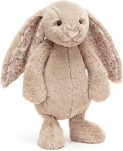 Miniatura 5 de Jellycat Blossom Bea - Conejito de peluche beige, tamaño mediano