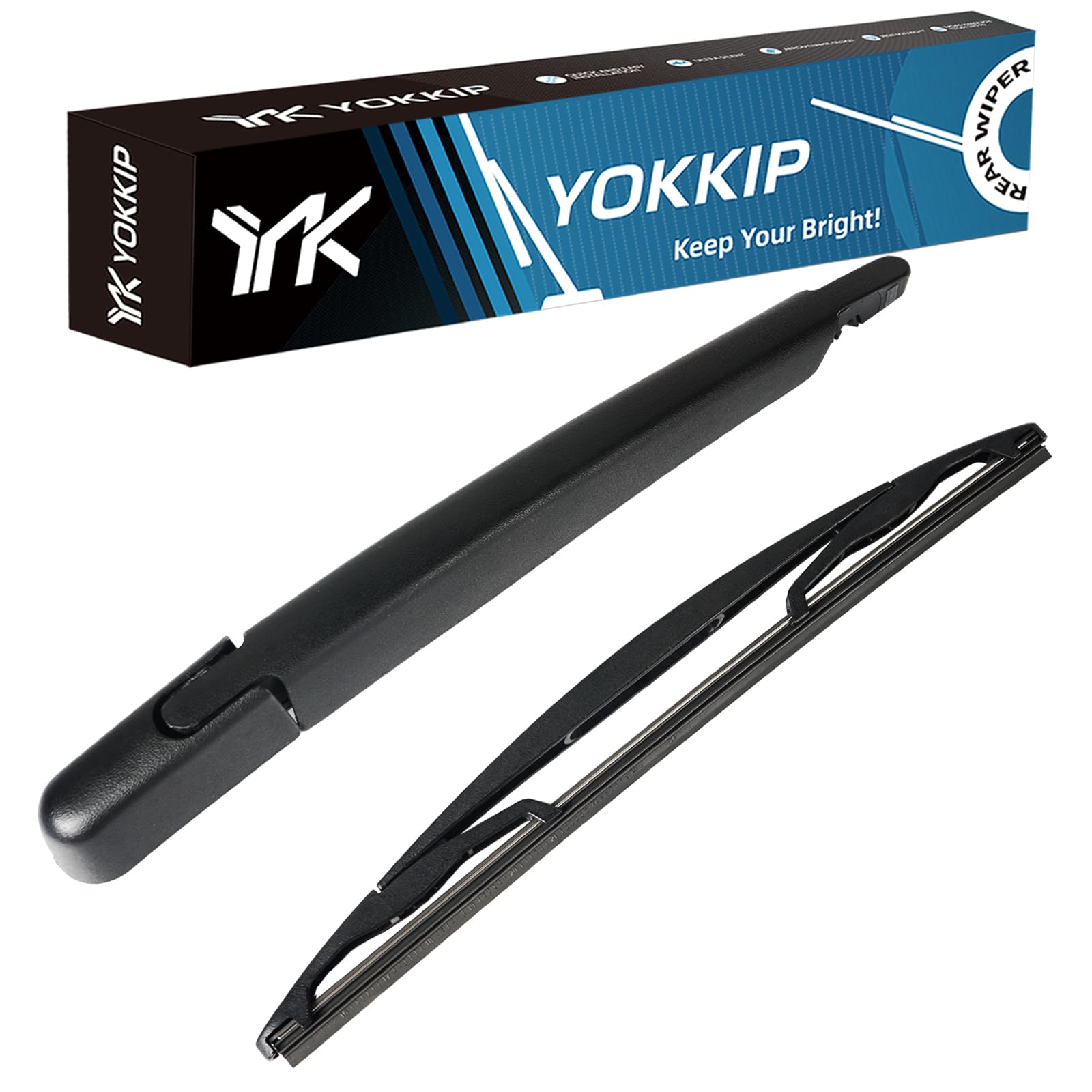 YOKKIP28780-JM00A Rear Windshield Rear Wiper Arm Blade Set - Replacement for Nissan Rogue 2008-2013, Nissan Juke 2011-2016