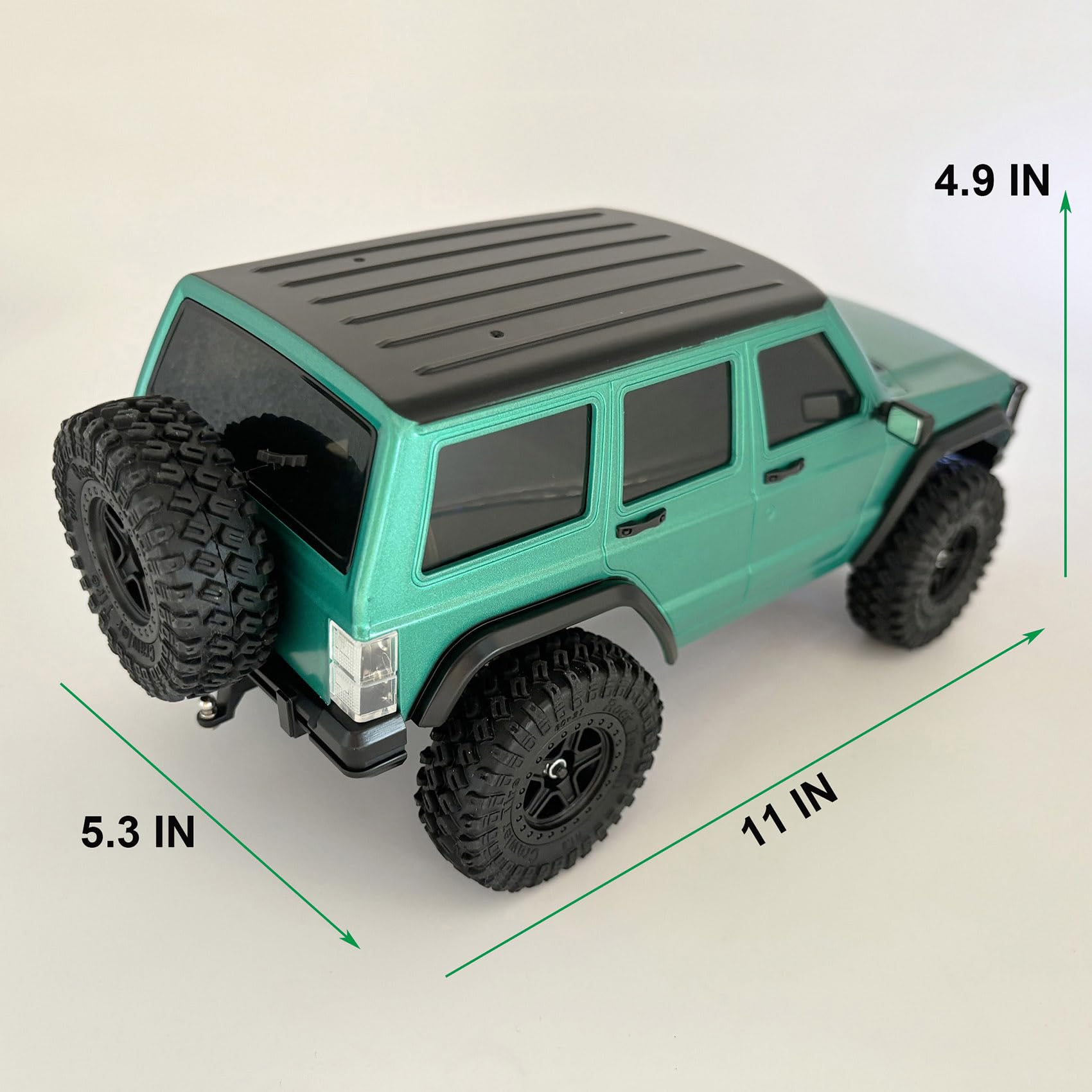 Amazon.com: HLSFWDRIVE RC Rock Crawler 4x4 RC Jeep Truck 1/18