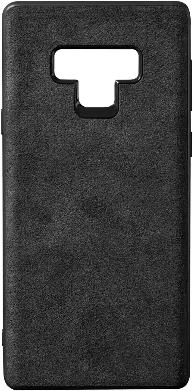 Proze Samsung Galaxy Note 9 Phone Case - Alcantara Finish Hard Case Grey