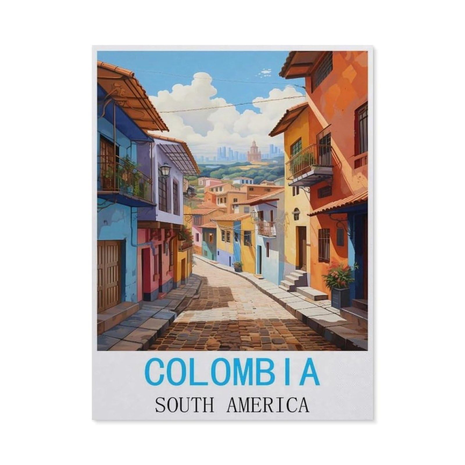 BEAYODKP 5D Diamond Painting Set ，Colombia South America