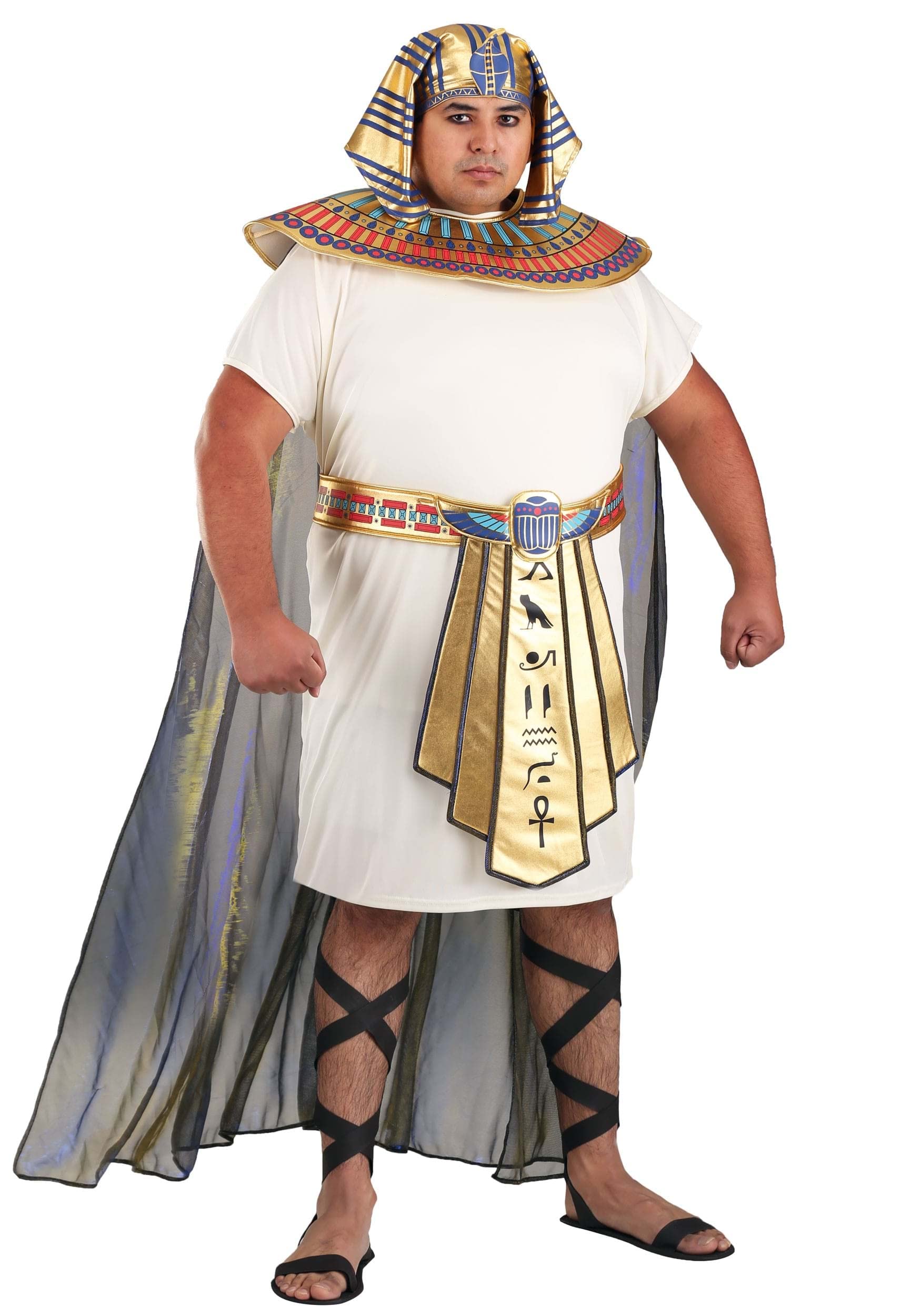 Bayi Co. Plus Size Men's King Tut Fancy Dress Costume 4X