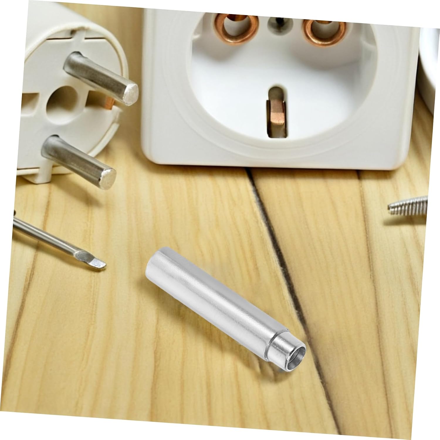 10pcs Soldering Iron Adapter for Pyrography Tool Conversion Wood Burning Adapter Metal Connectors for Diy Artwork