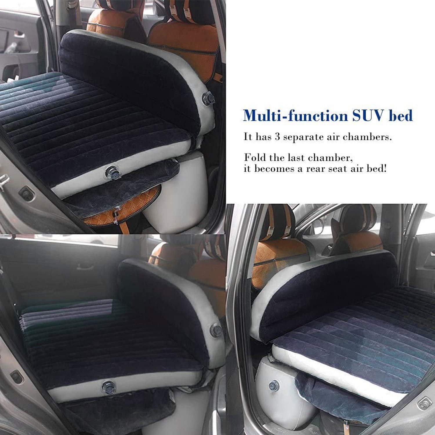 Matelas Gonflable Rancross Pour Voiture – PVC 6P, Pompe Incluse, Adapté à Presque Tous Les Véhicules !