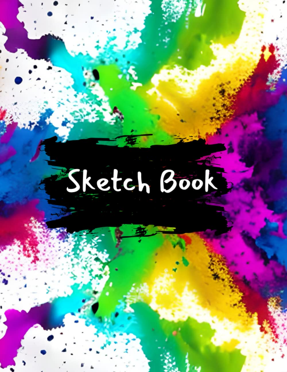 Abstract Dreams a Blank Sketchbook for you Artist Ideas: 110 Blank White 8.5 x 11 Page Sketchbook for Artist Drawing, Sketching and Doodling (Premium Abstract Cover Volume 2)