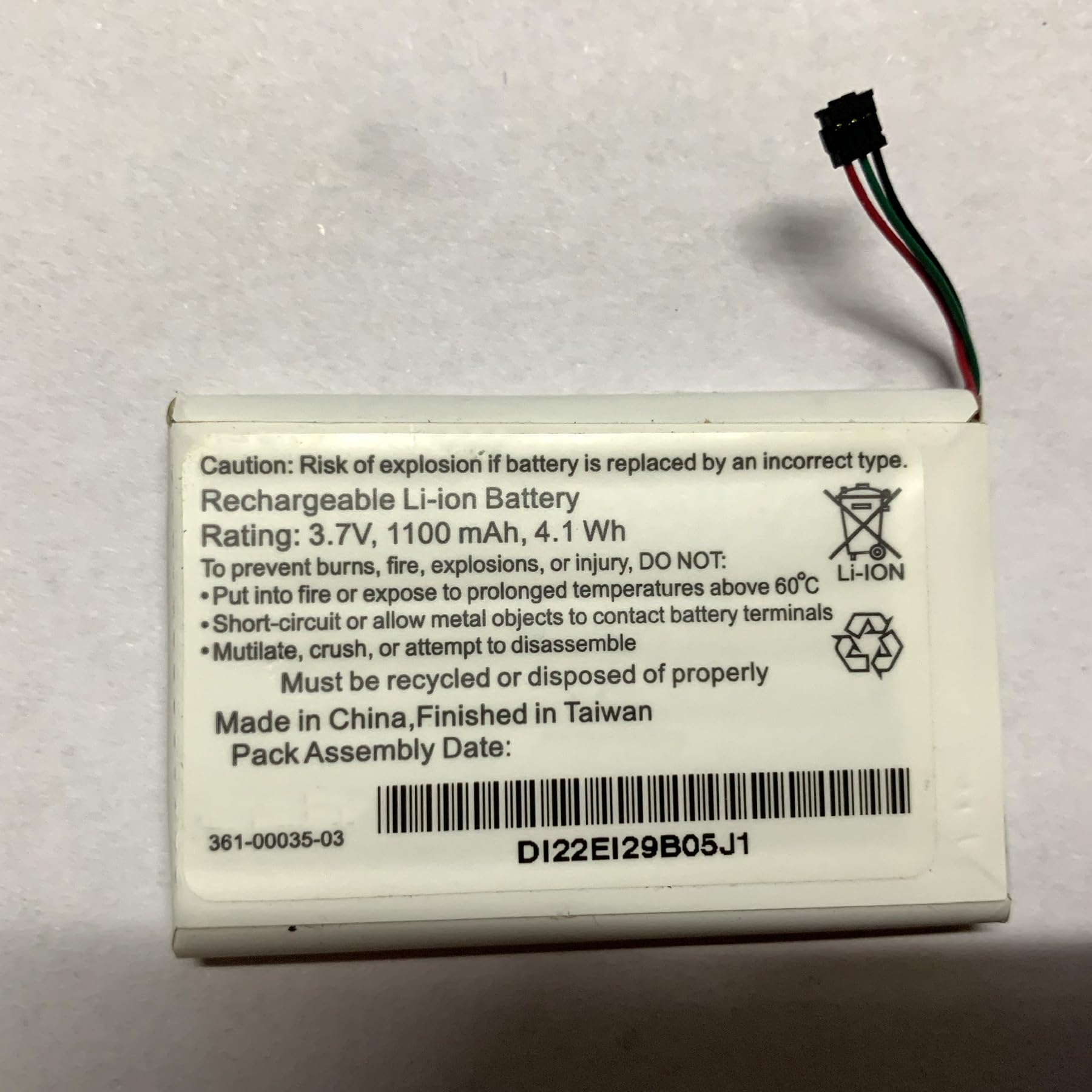 SONXIAVIVO 361-00035-03, 361-00035-07 Battery Replacement Compatible with Garmin Nuvi 2405, 2447, 2455LT, 2457, 2475LT, 2495LMT, 2505, 2547, 2555LMT, 2555LT, 2557, 2597LMT, 2789LMT GPS Units