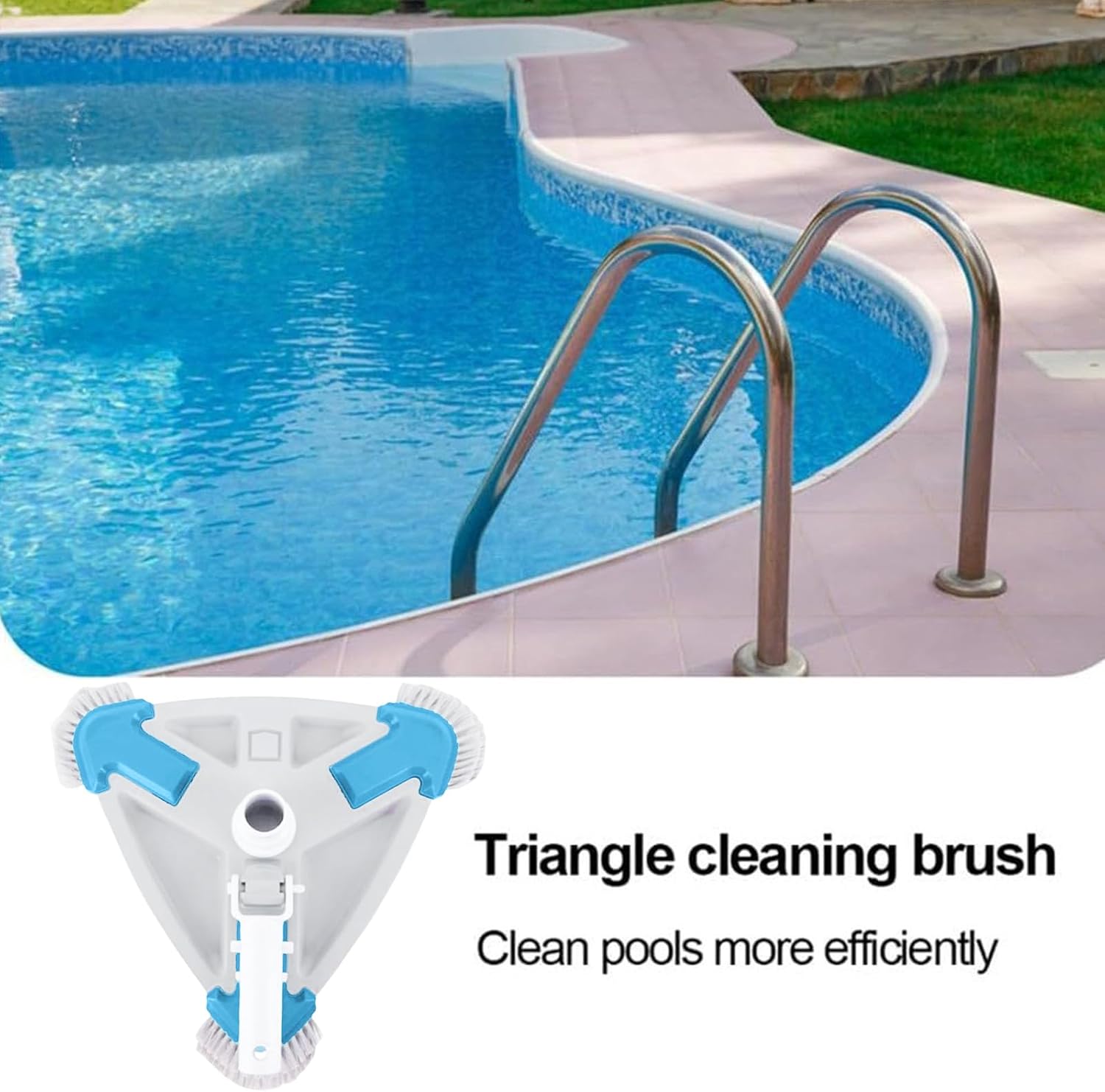 Efficient Pool Vacuum Head Side Brushes for Quick and Safe Pool Maintenance for Quick and Effective Ground Pool Vacuum