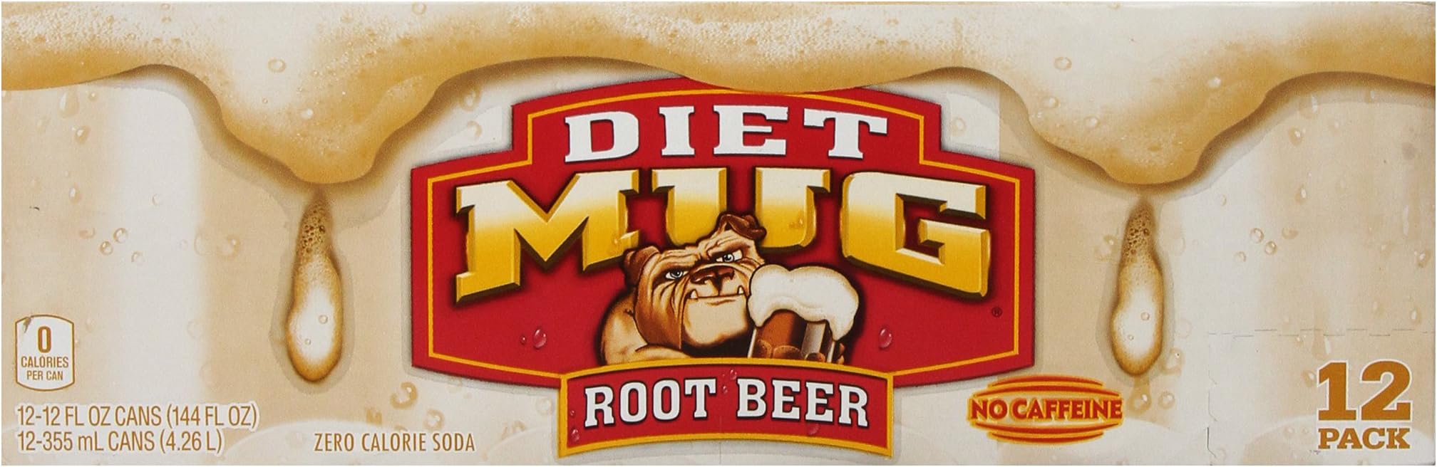 Diet Mug Root Beer, 12 Fl Oz (pack of 12)