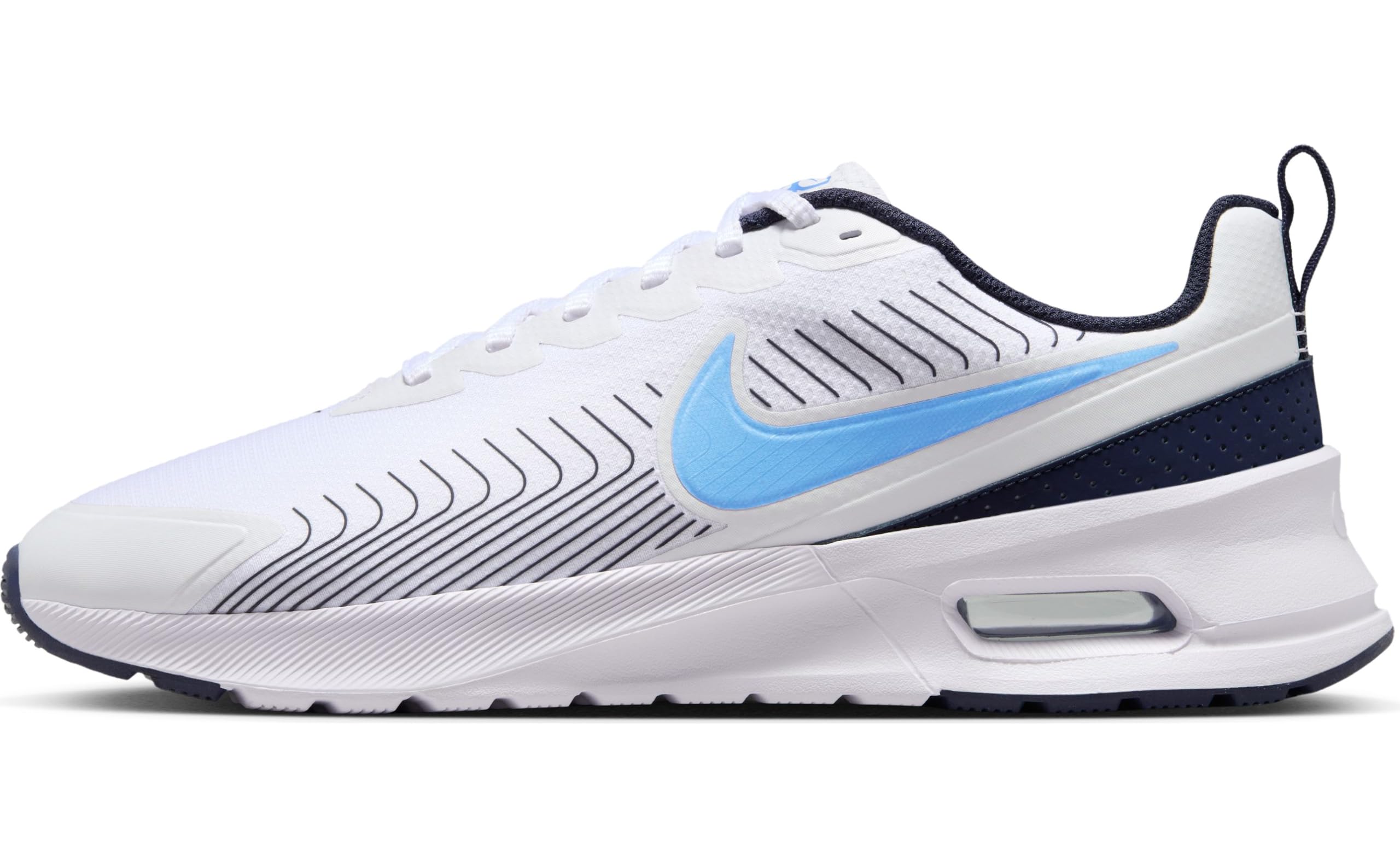 Nike Men's White Air Max Nuaxis in Size 8, Sports Direct