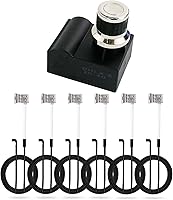 Vista 15 de Uniflasy Kit de Encendedor para Parrilla, Módulo de Encendido Electrónico y Botón Interruptor con Cables para Encendedor Charbroil, Repuesto