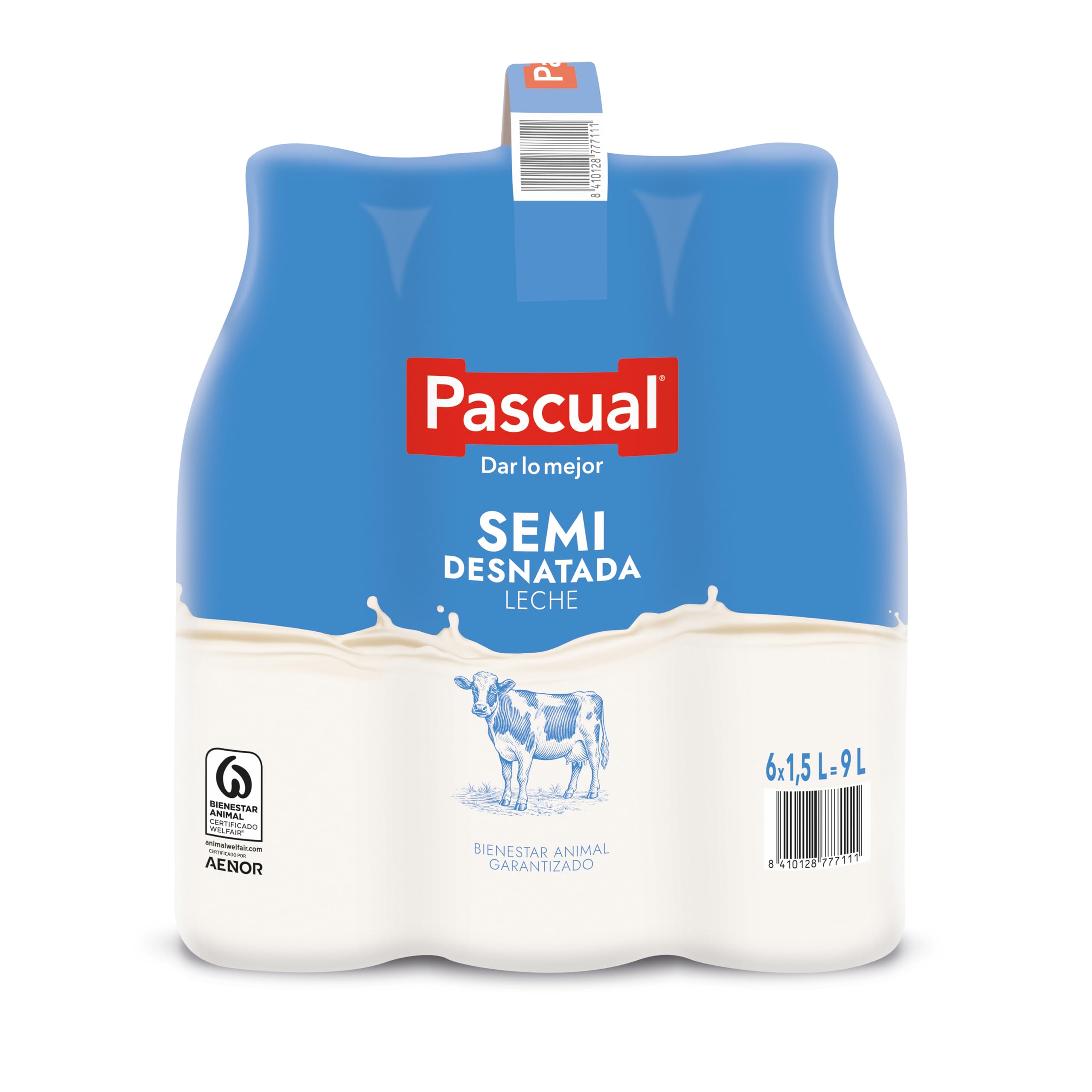 Leche Pascual - Leche Entera - Bienestar Animal - Pack 6 x 1,5L - Ideal para niños y adultos, Producto Natural y Saludable — view 4