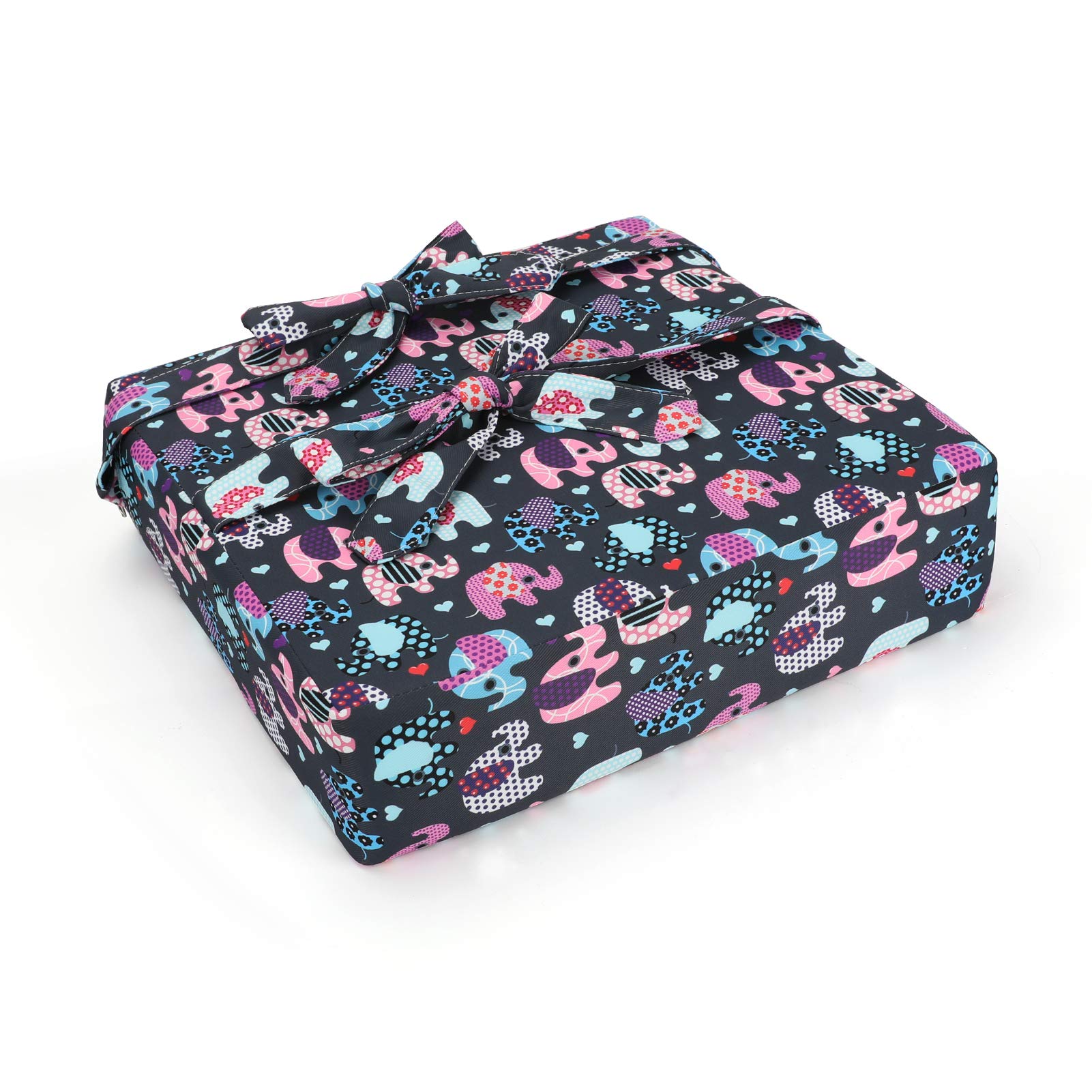 Aceshop Chair Increasing Cushion, Dining Chair Cushions Portable Toddler Booster Seat Adjustable Washable Booster Seat Cushion with Straps Dining Chair Seat Pads for Baby Infant Kids Children Toddler