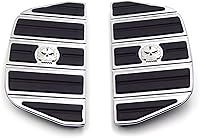 Vista 11 de HTTMT - Kit de inserción de estribo de cráneo negro tradicional D compatible con 87-15 TOURING 86-15 SOFTAIL [P/N: MT216-068-BK-XIN]