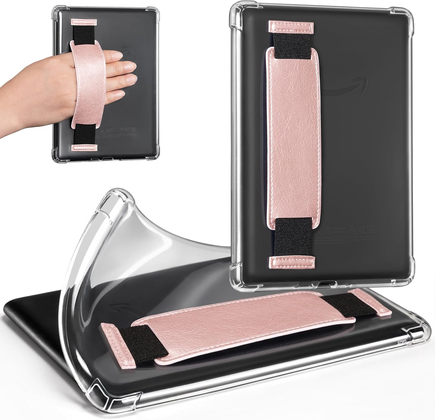 CoBak Clear Case & Hand Strap for Kindle Paperwhite 11th