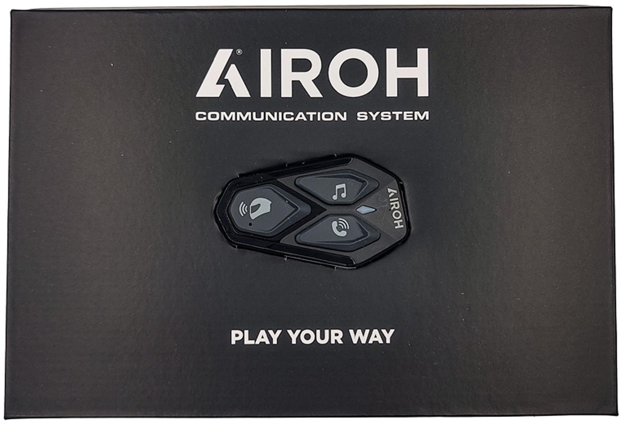 AIROH Auriculares Bluetooth inalámbricos con Sistema Communication AWC2