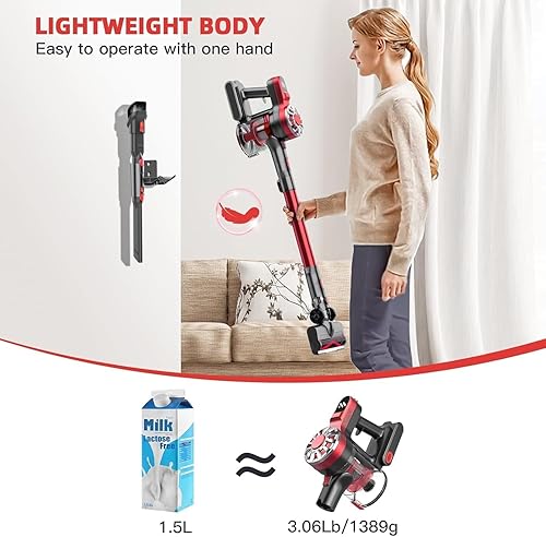Miniatura 2 de Aspiradora inalámbrica, aspiradora de palo