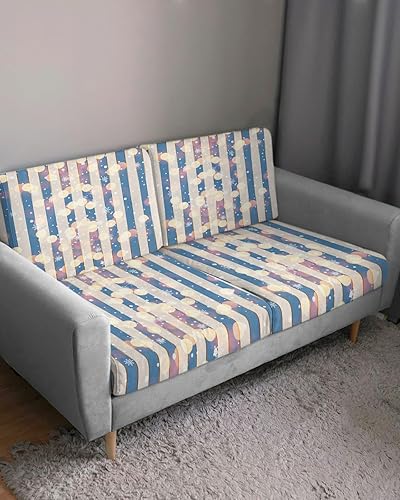 Miniatura 10 de Plant Branch - Fundas de cojín elásticas para sofá, seccionalindividualLT, funda protectora para muebles, parte inferior elástica, acuarela